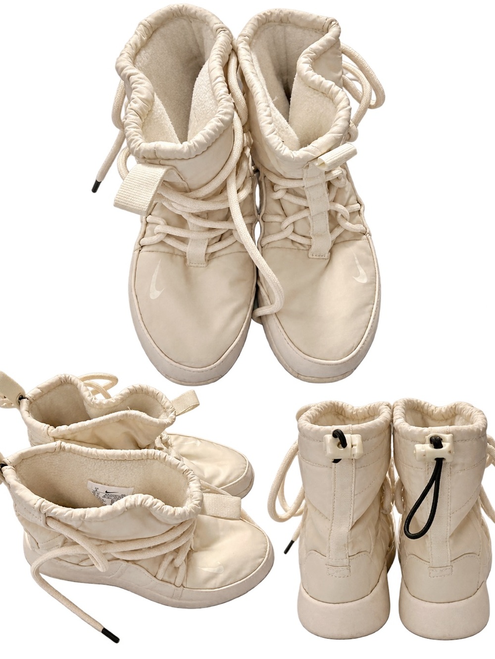 Nike Tanjun High Rise Sneaker Boots Women’s Size 8 – Phantom Cream
